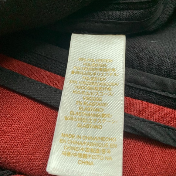 Kate spade red black dress sz 00 XS S keyhole back cute - Picture 5 of 11